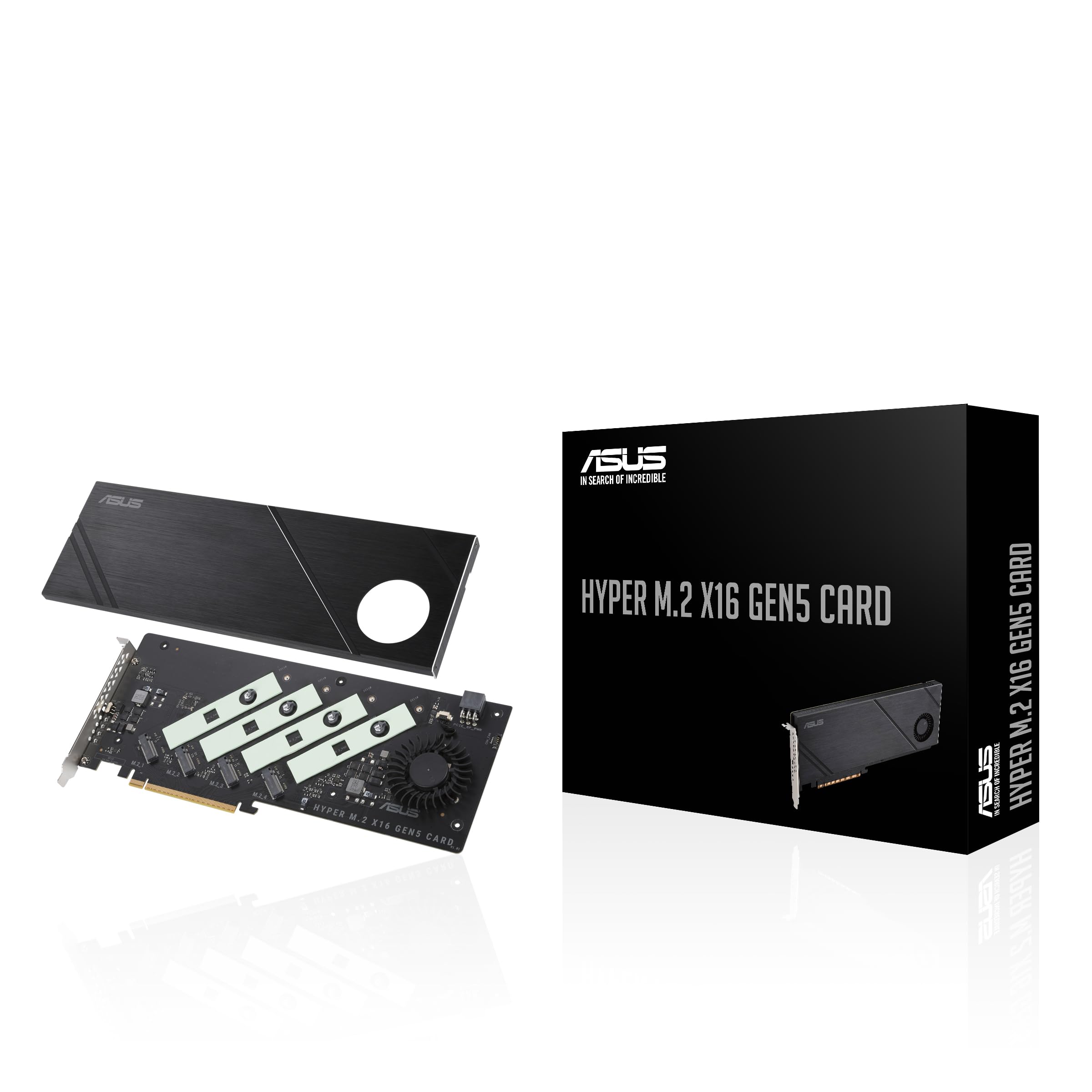 Amazon | ASUS Hyper M.2 x16 Gen5カード(PCIe 5.0/4.0) 拡張カード